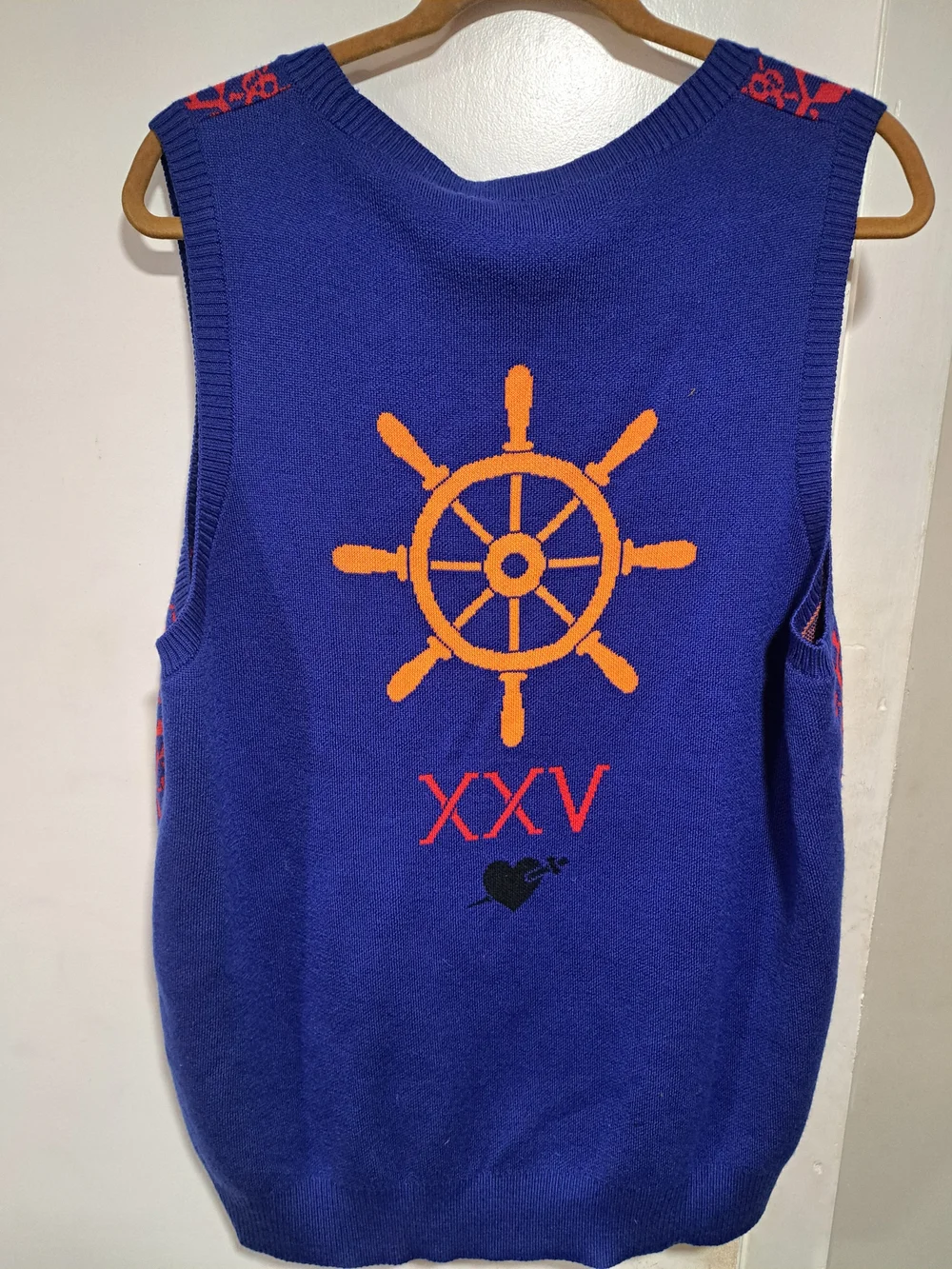 Gucci Ink Multicolor Crewneck Sweater in Blue and Red